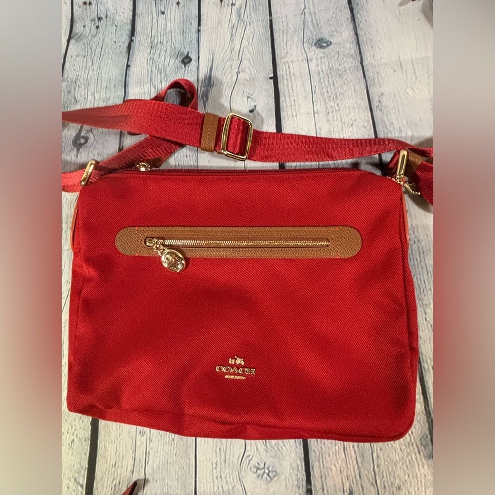 COACH Sawyer Red Crossbody